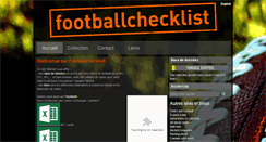 Desktop Screenshot of footballchecklist.org